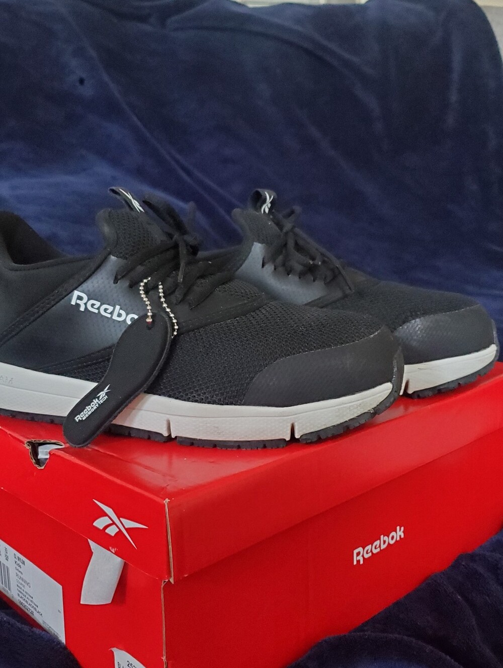 Reebok Fusion Flexweave Work EH Safety Shoes Women Sz 8 R8062
